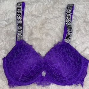 Victoria’s Secret Very Sexy Bright Violet Shine Strap Push Up Bra